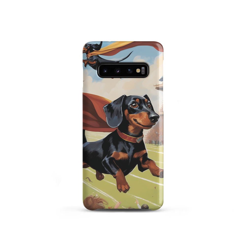 PugMug Custom Black Dachshund Samsung Case