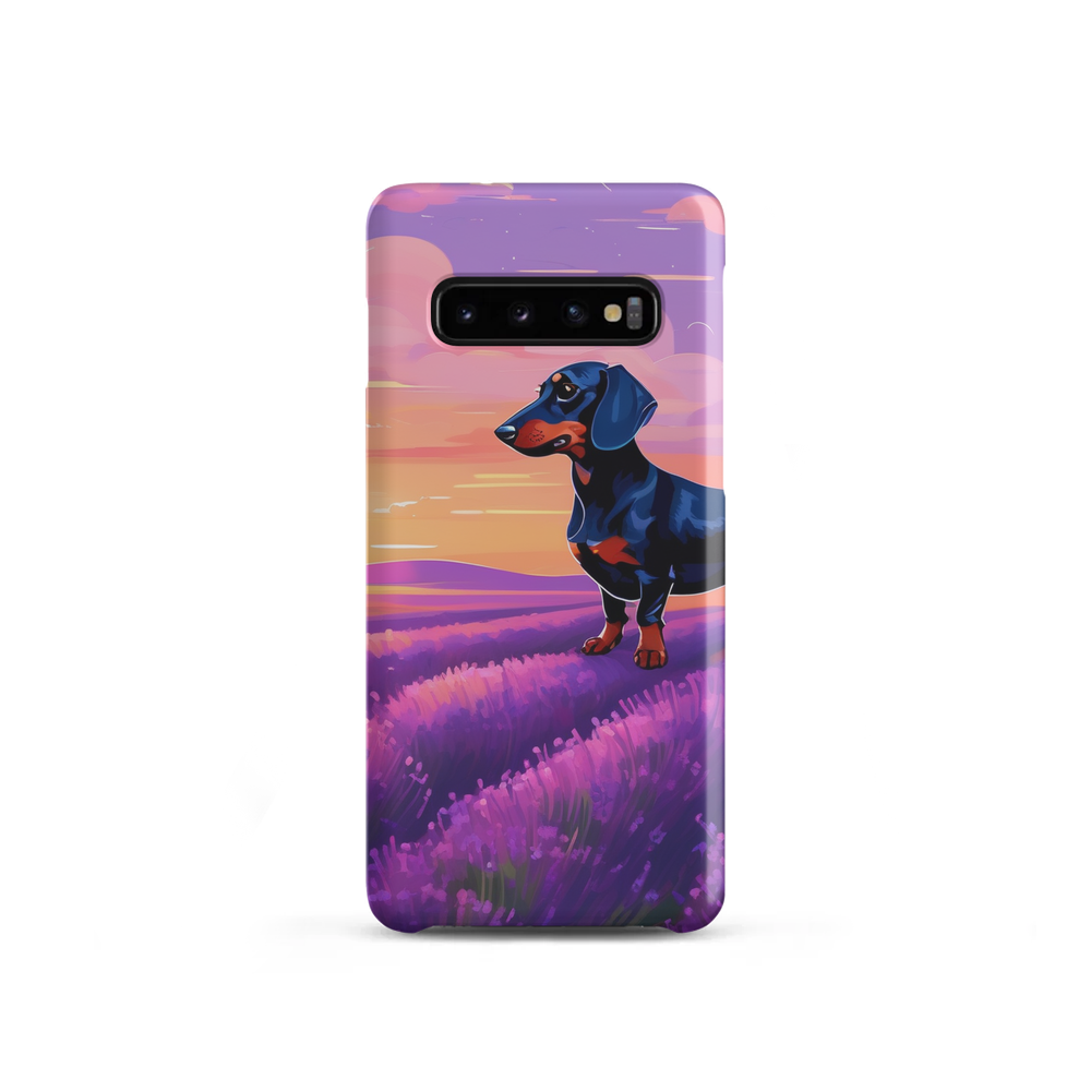 PugMug Custom Black Dachshund Samsung Case