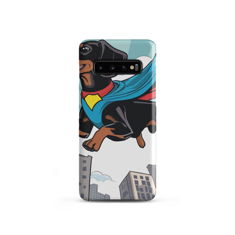 PugMug Custom Black Dachshund Samsung Case
