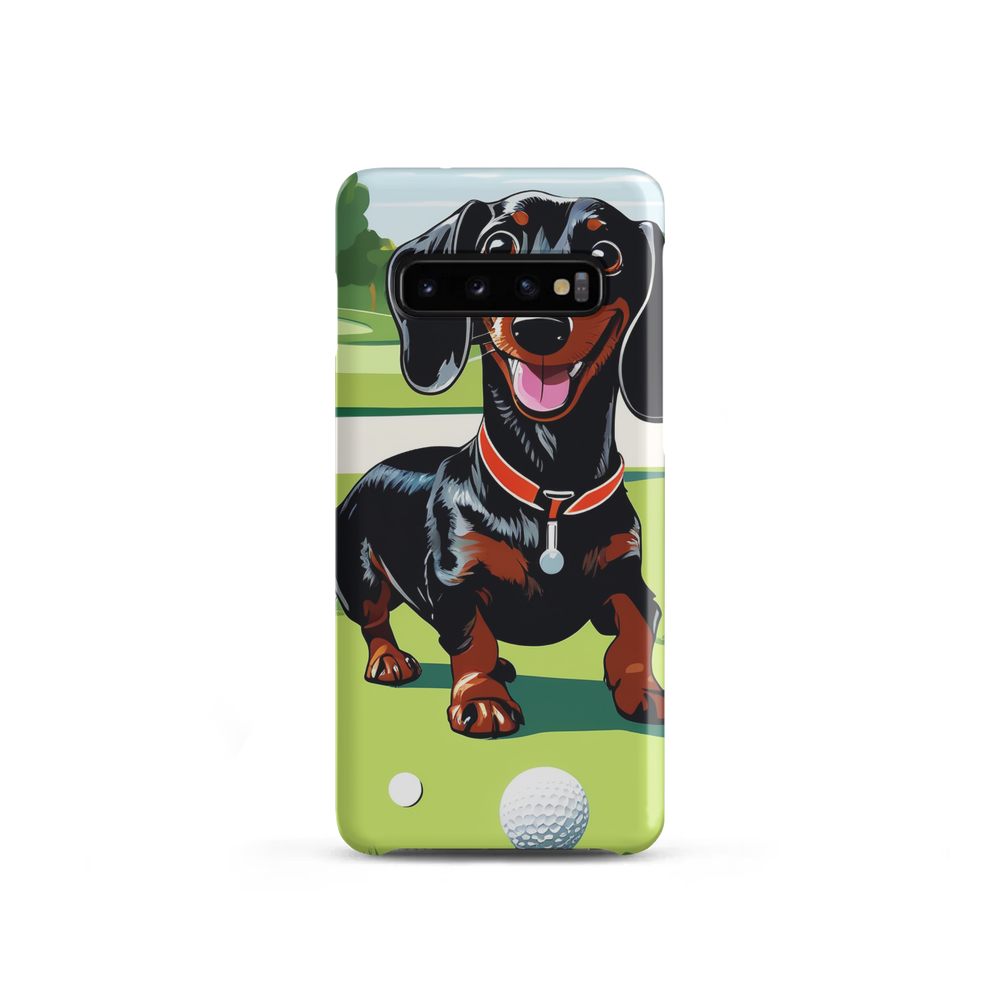 PugMug Custom Black Dachshund Samsung Case