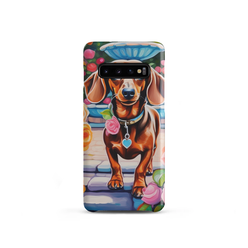 PugMug Custom Tan Dachshund Samsung Case
