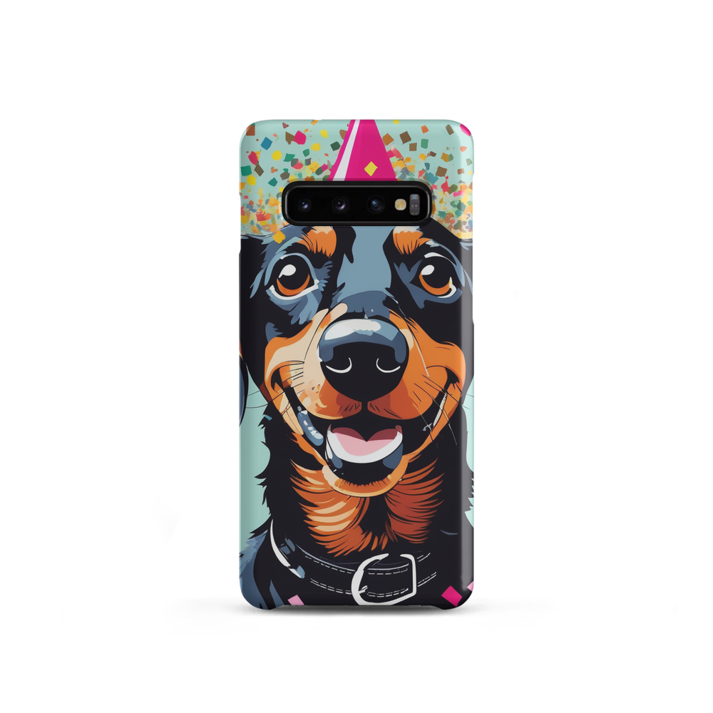PugMug Custom Black Dachshund Samsung Case