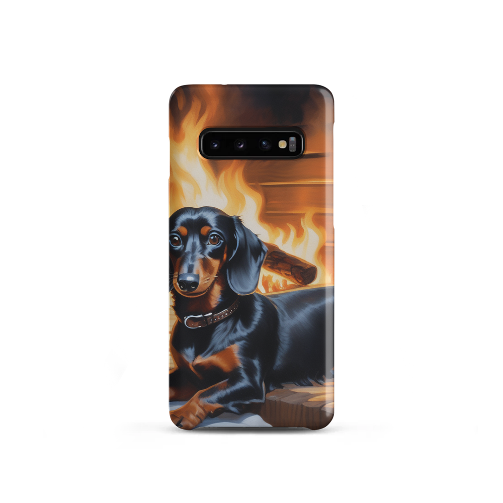 PugMug Custom Black Dachshund Samsung Case