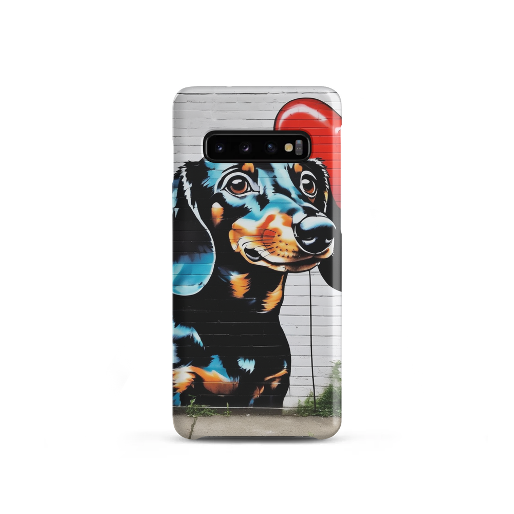 PugMug Custom Black Dachshund Samsung Case