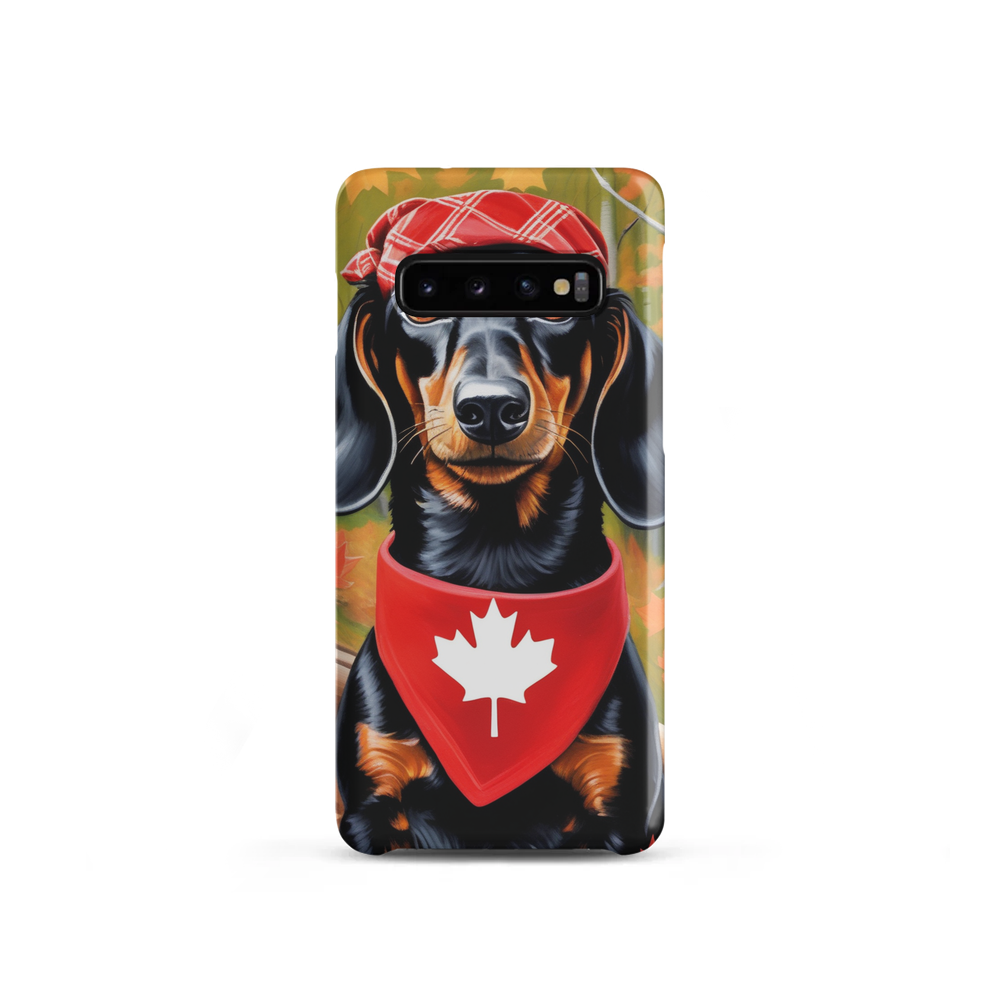 PugMug Custom Black Dachshund Samsung Case