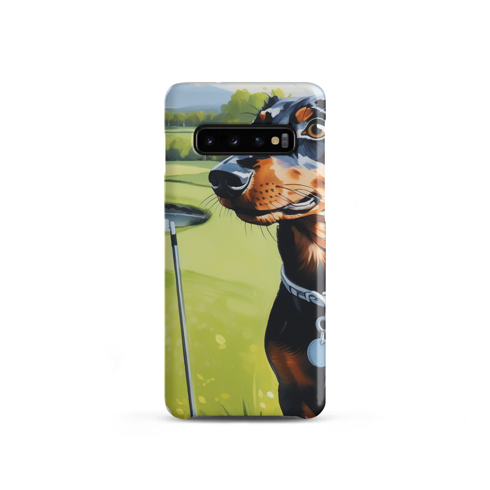PugMug Custom Black Dachshund Samsung Case