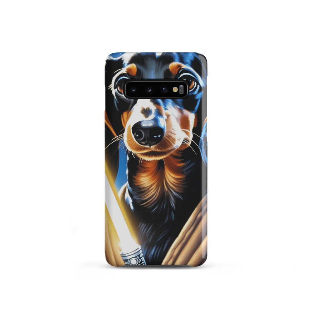 PugMug Custom Black Dachshund Samsung Case