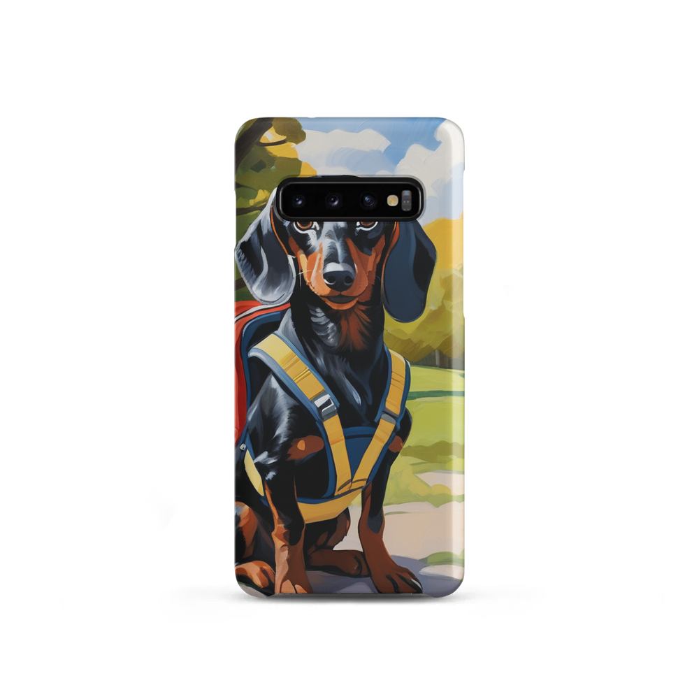 PugMug Custom Black Dachshund Samsung Case