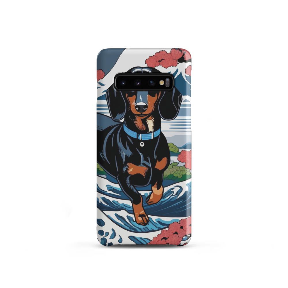 PugMug Custom Black Dachshund Samsung Case