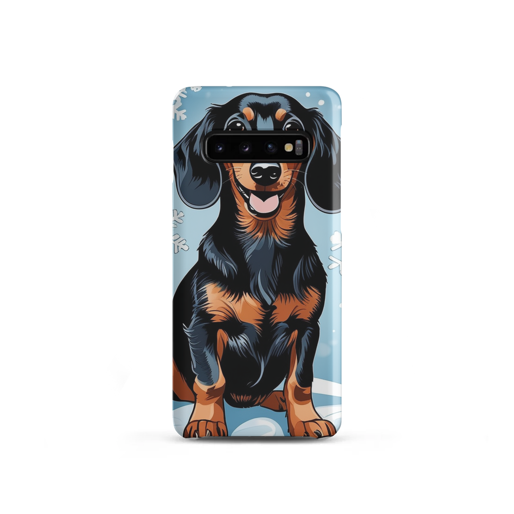 PugMug Custom Black Dachshund Samsung Case