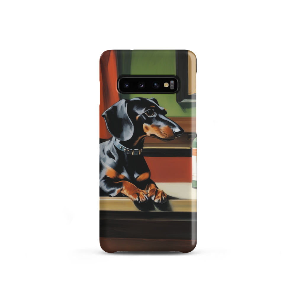 PugMug Custom Black Dachshund Samsung Case