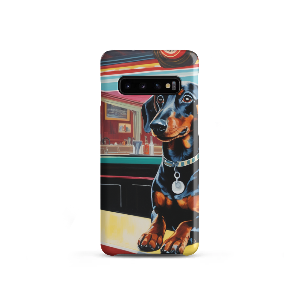 PugMug Custom Black Dachshund Samsung Case