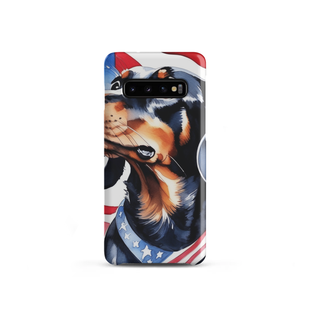 PugMug Custom Black Dachshund Samsung Case