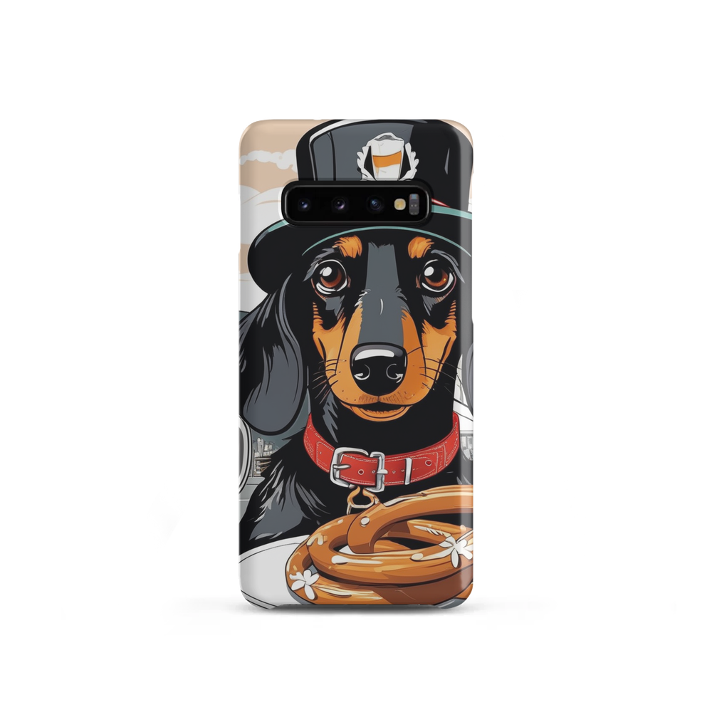 PugMug Custom Black Dachshund Samsung Case