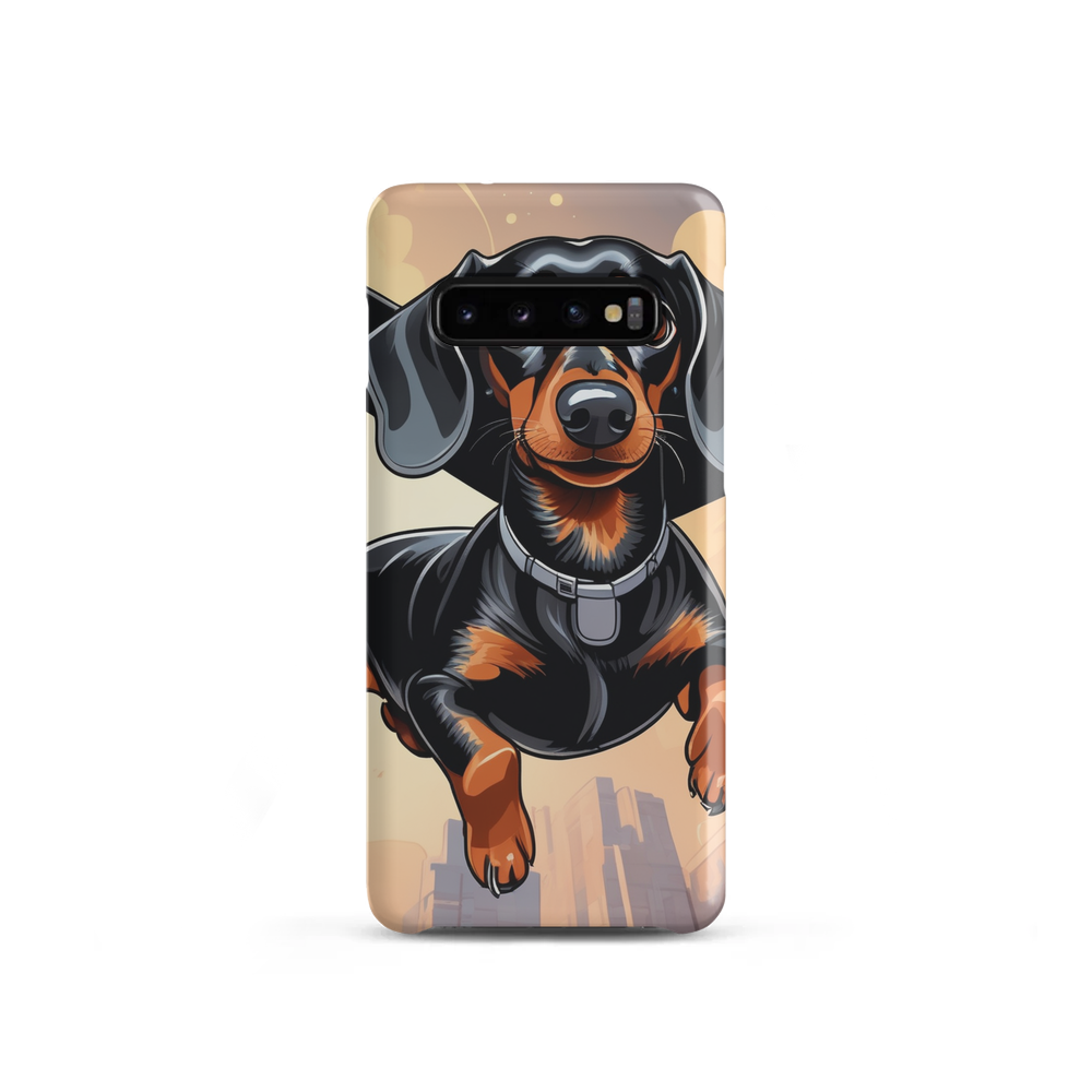 PugMug Custom Black Dachshund Samsung Case