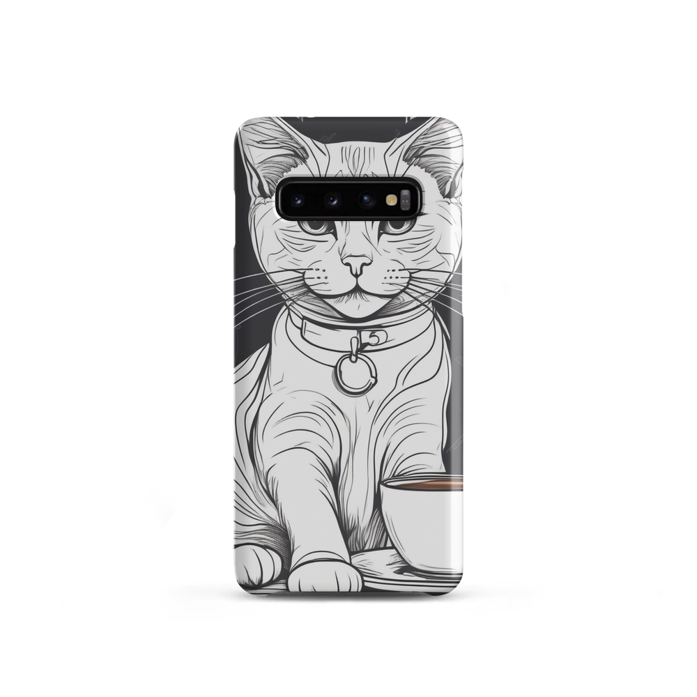 PugMug Custom White Companion Cat Samsung Case