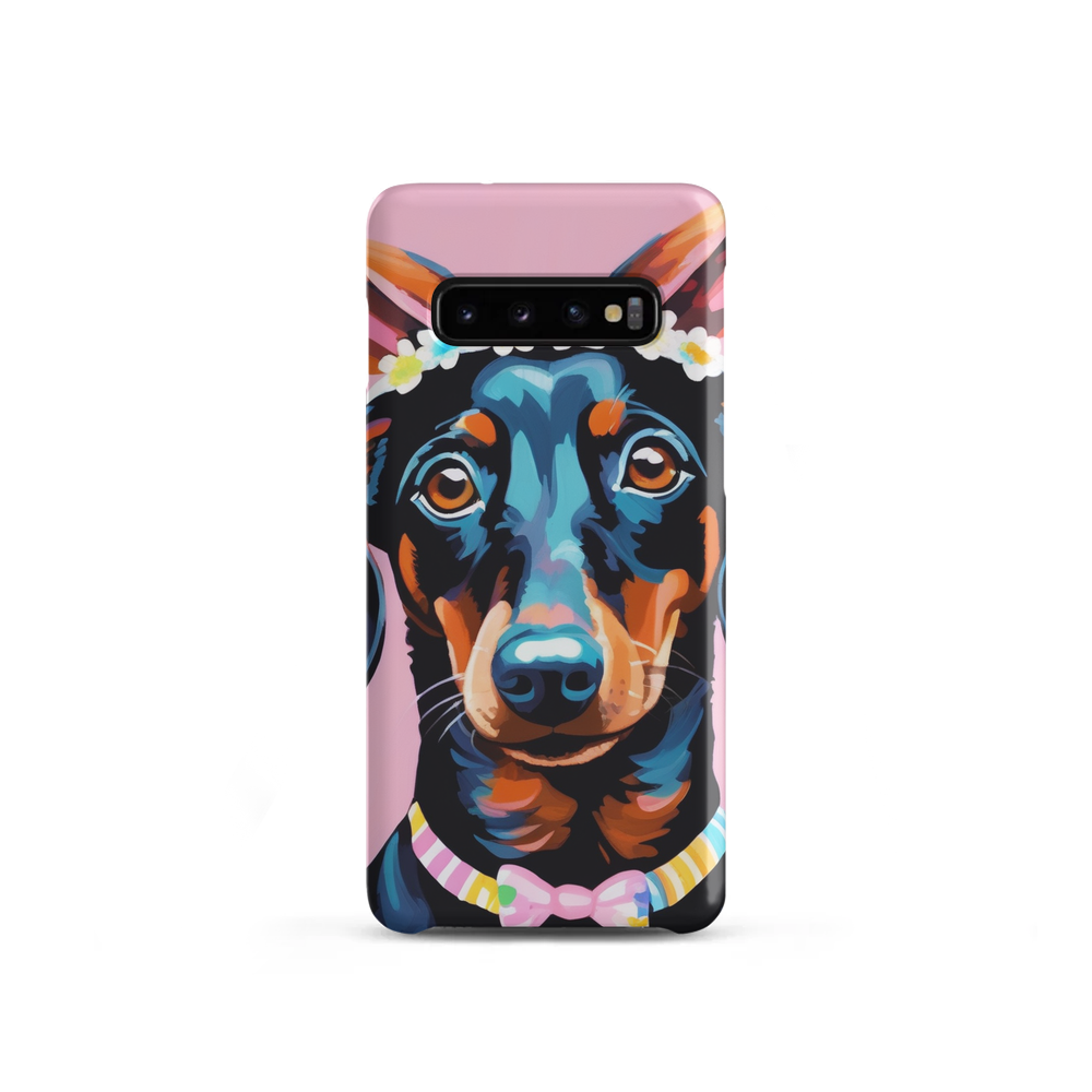 PugMug Custom Black Dachshund Samsung Case