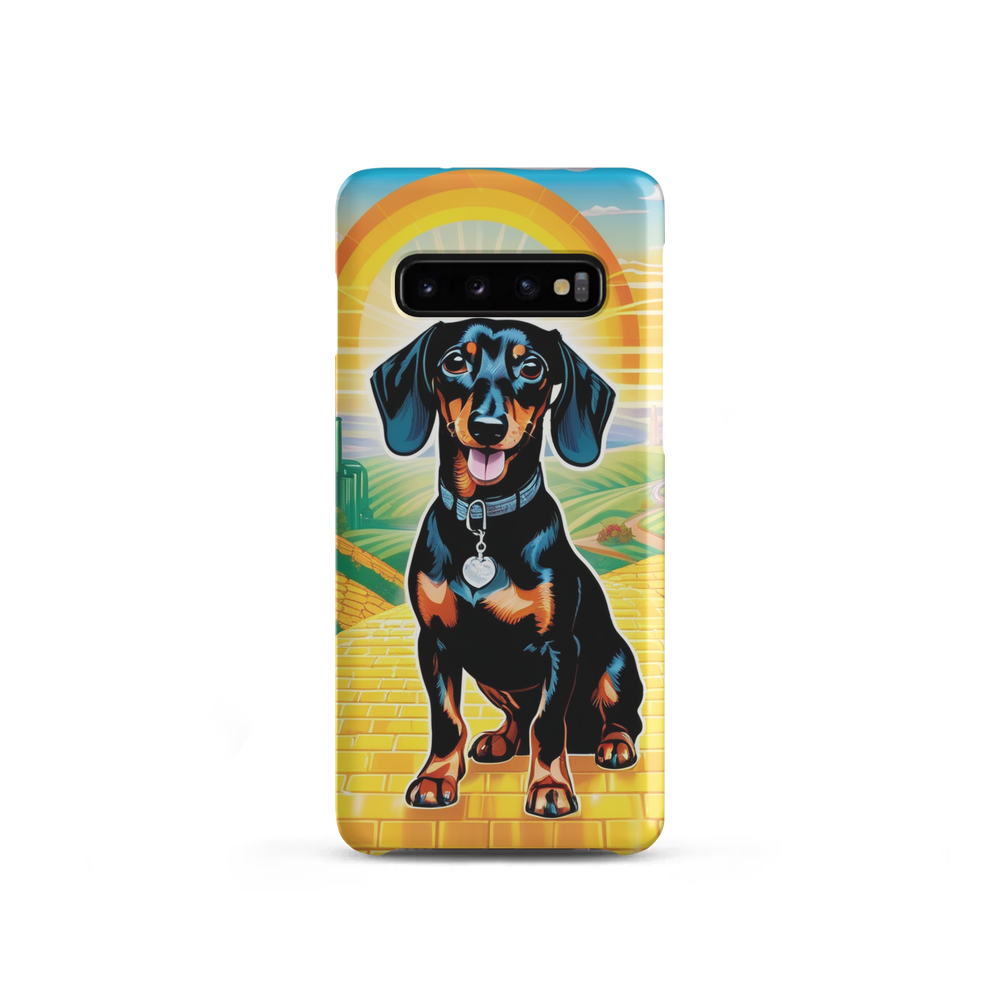 PugMug Custom Black Dachshund Samsung Case
