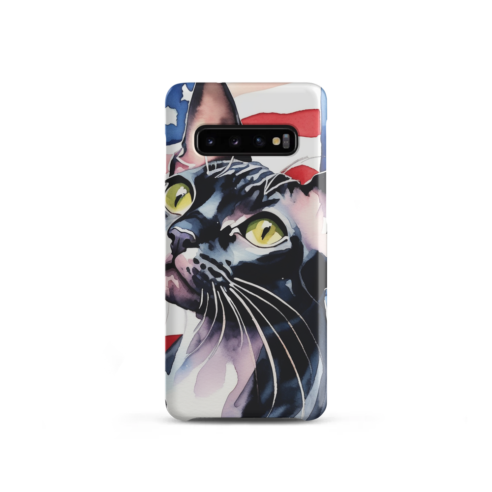PugMug Custom Black Sphynx Cat Samsung Case