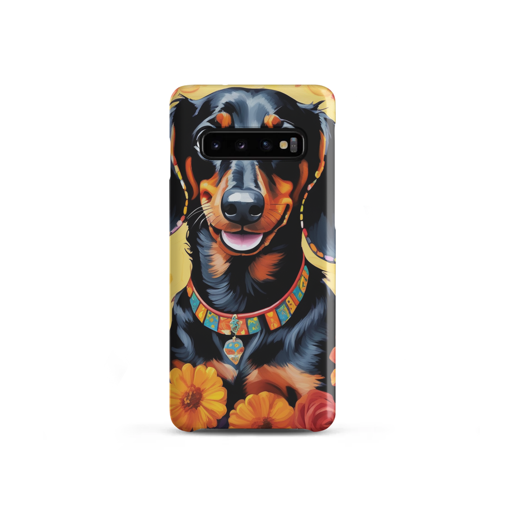 PugMug Custom Black Dachshund Samsung Case