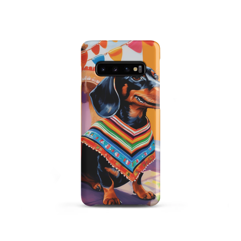 PugMug Custom Black Dachshund Samsung Case