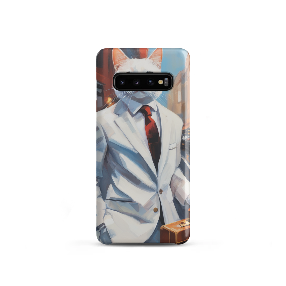 PugMug Custom White Companion Cat Samsung Case