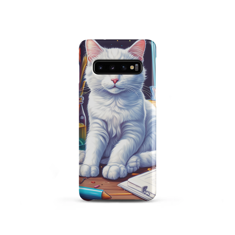 PugMug Custom White Companion Cat Samsung Case