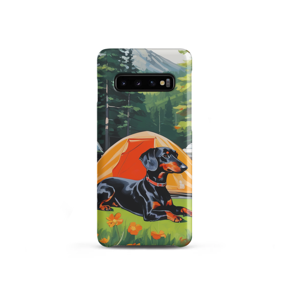 PugMug Custom Black Dachshund Samsung Case