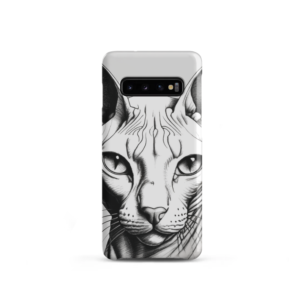 PugMug Custom White Sphynx Cat Samsung Case