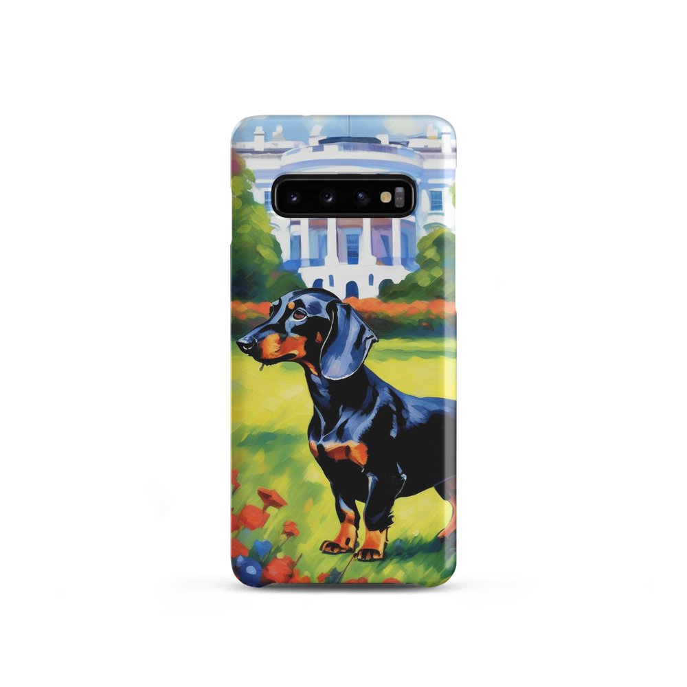 PugMug Custom Black Dachshund Samsung Case