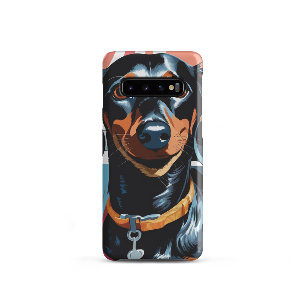 PugMug Custom Black Dachshund Samsung Case
