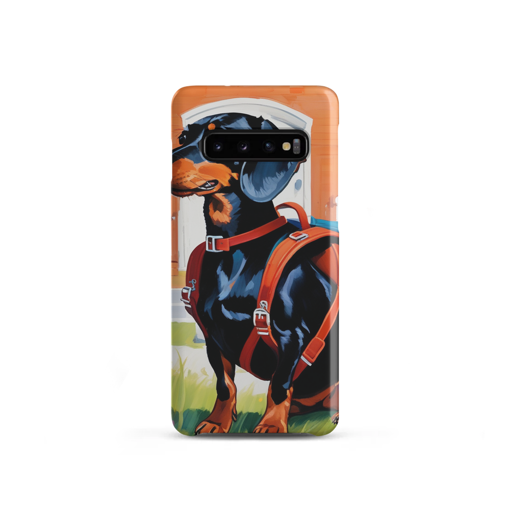 PugMug Custom Black Dachshund Samsung Case