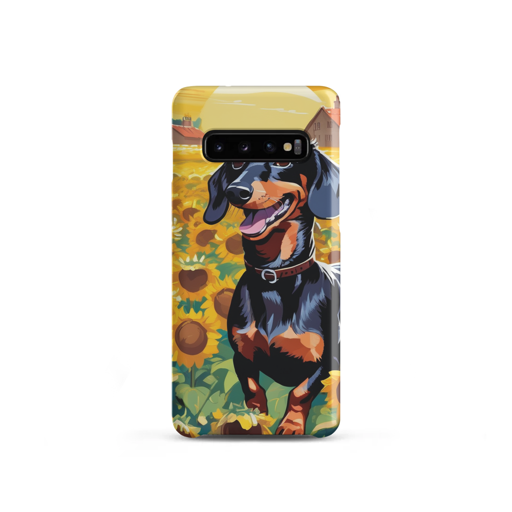 PugMug Custom Black Dachshund Samsung Case