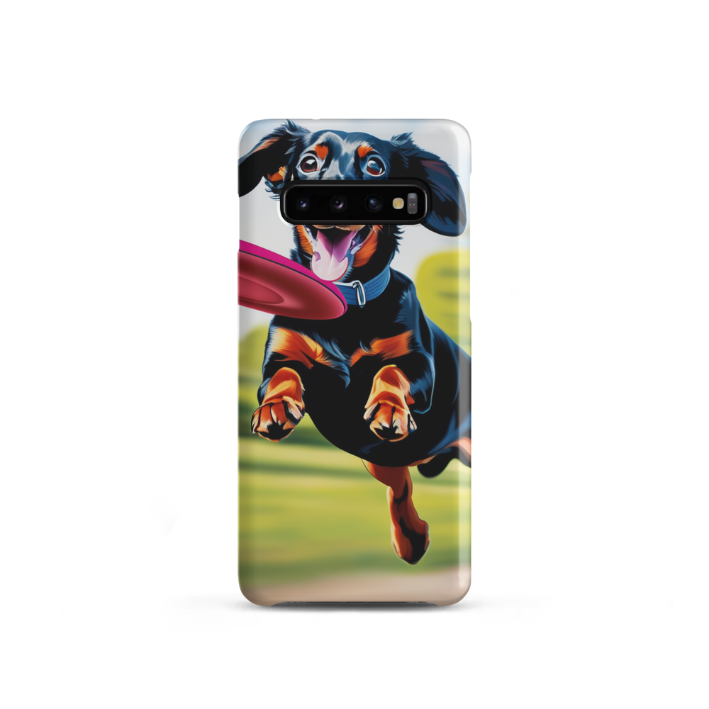 PugMug Custom Black Dachshund Samsung Case