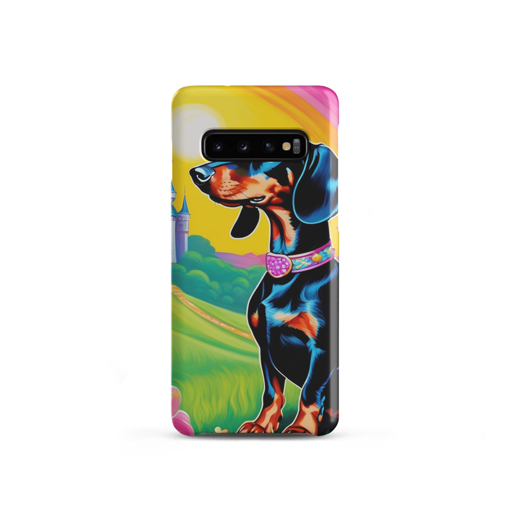 PugMug Custom Black Dachshund Samsung Case