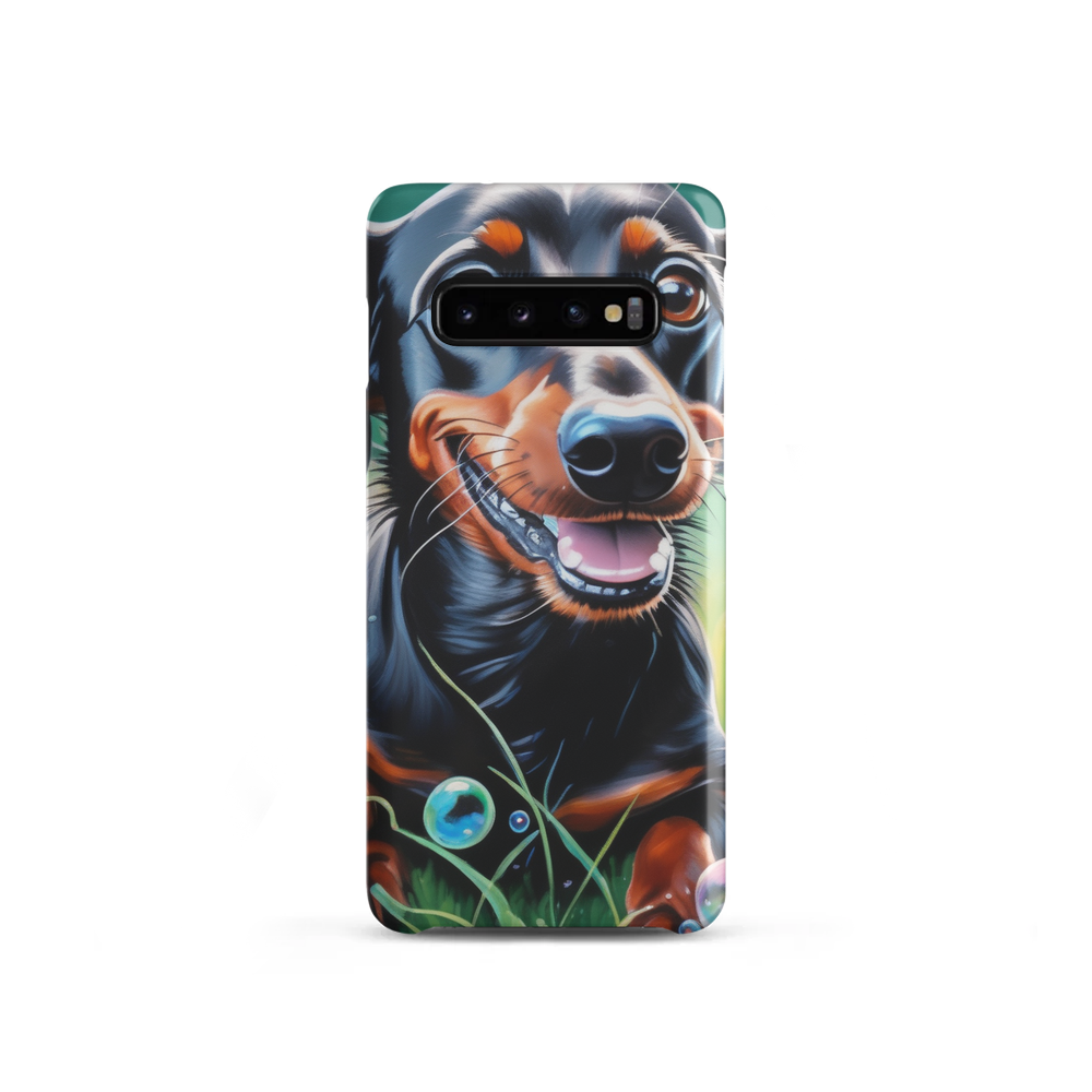 PugMug Custom Black Dachshund Samsung Case