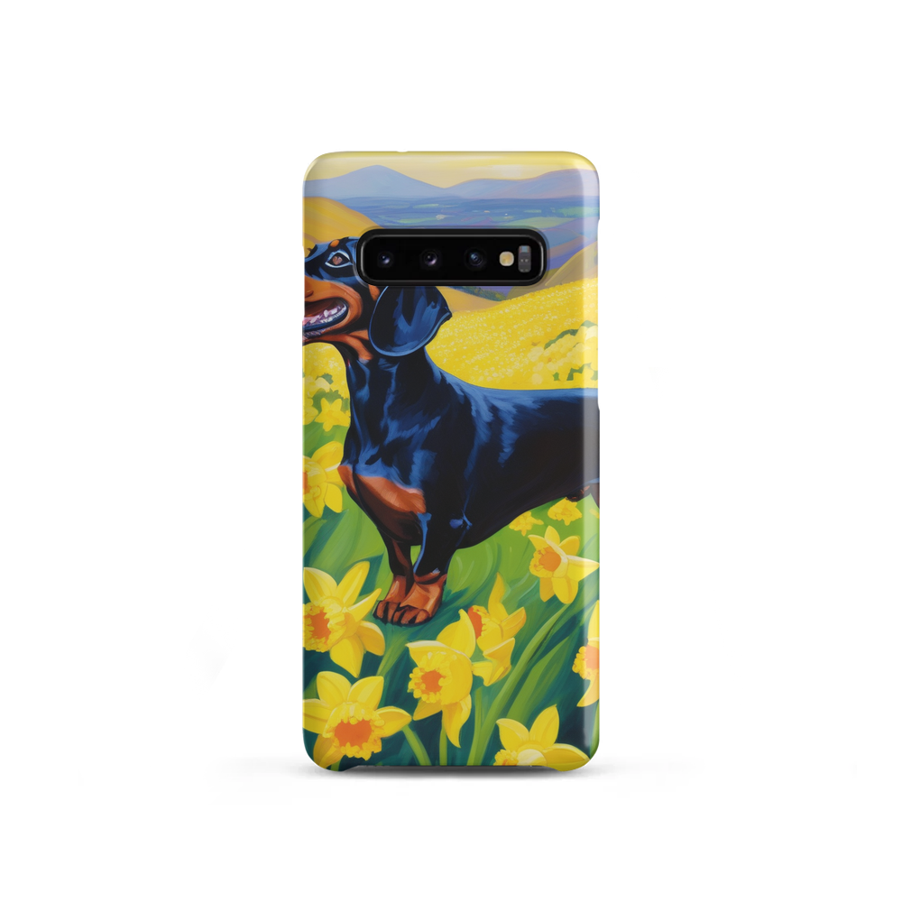 PugMug Custom Black Dachshund Samsung Case