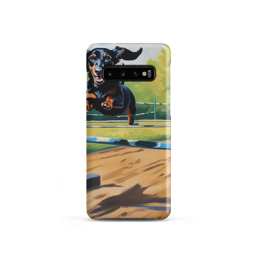PugMug Custom Black Dachshund Samsung Case