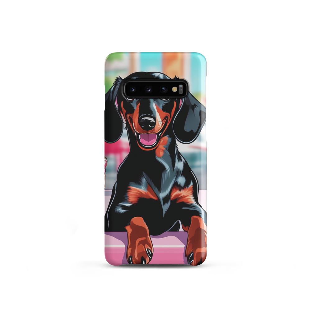 PugMug Custom Black Dachshund Samsung Case