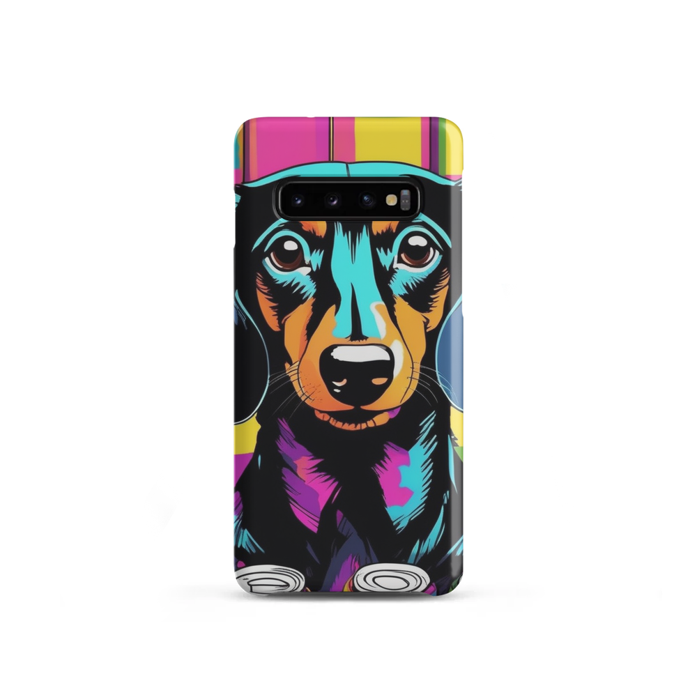 PugMug Custom Black Dachshund Samsung Case