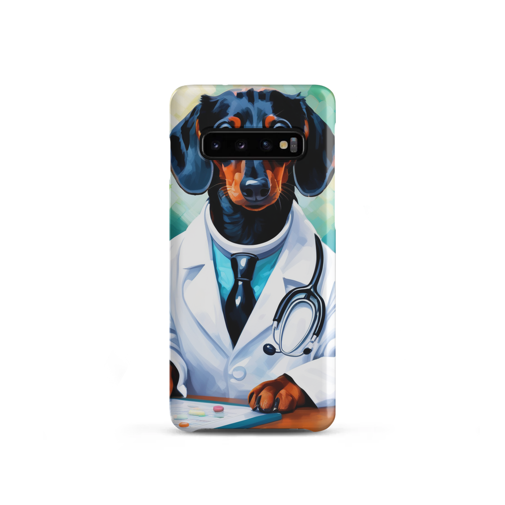 PugMug Custom Black Dachshund Samsung Case