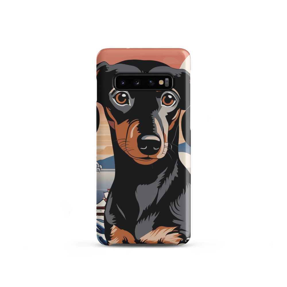PugMug Custom Black Dachshund Samsung Case