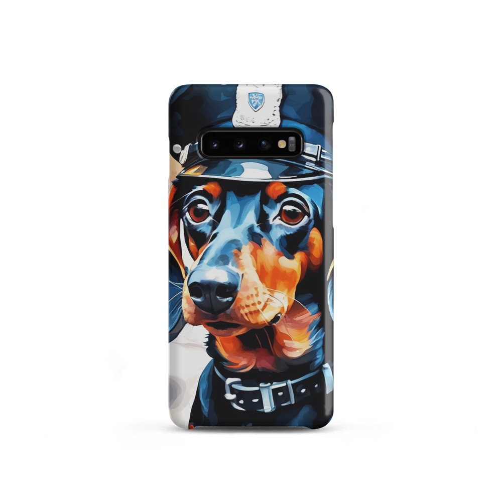 PugMug Custom Black Dachshund Samsung Case