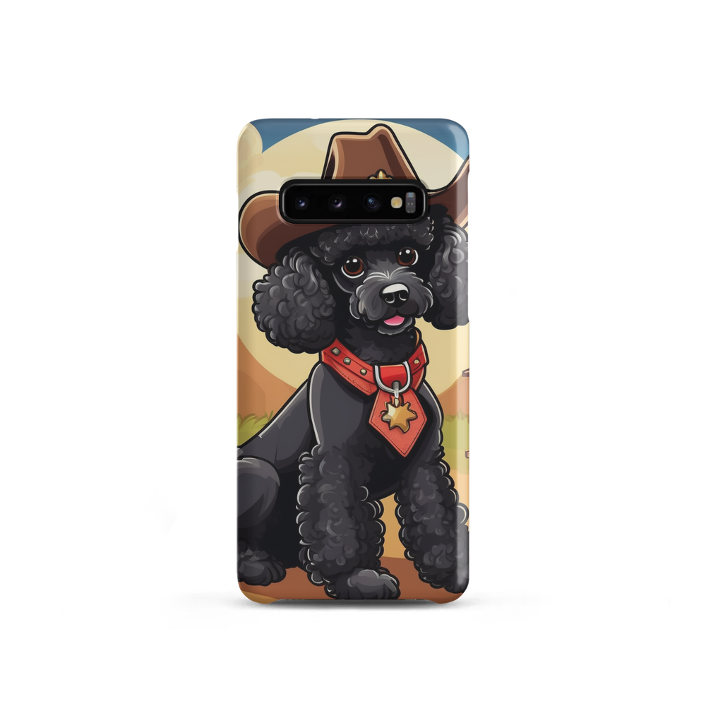 PugMug Custom Black Poodle Samsung Case