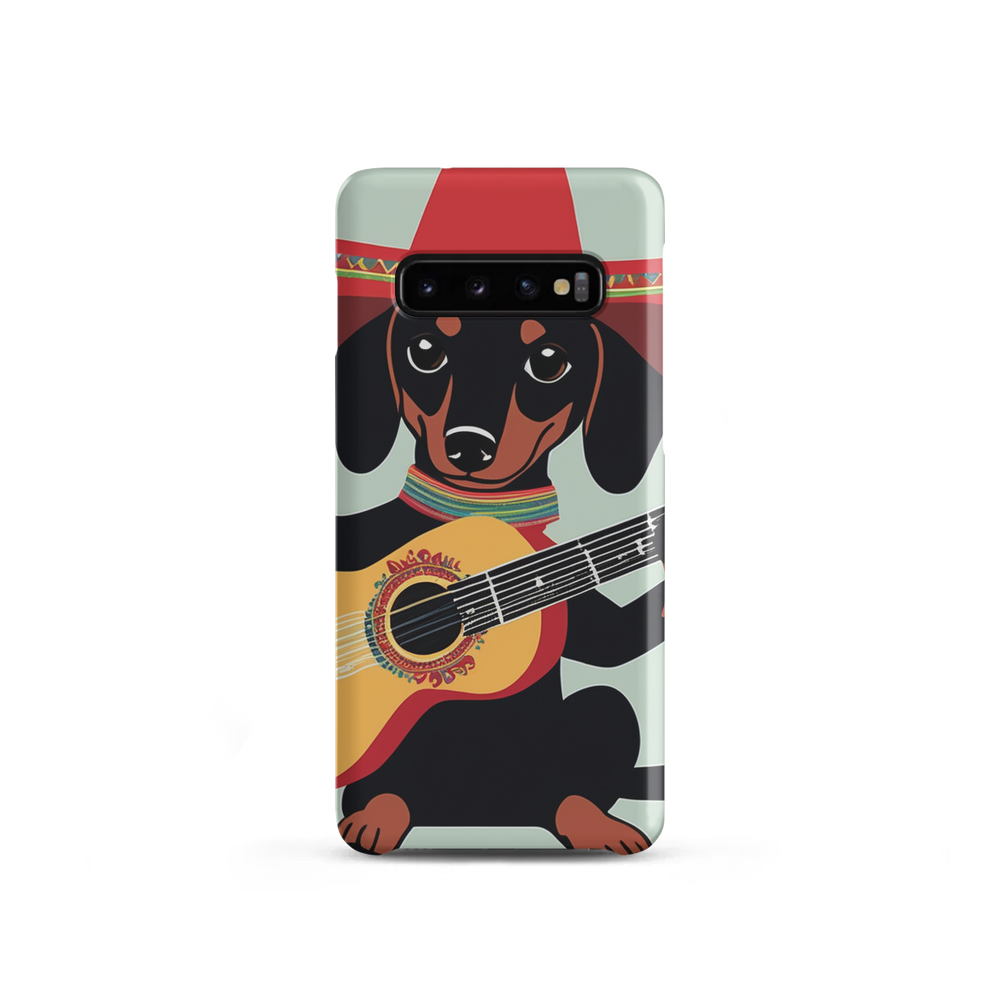PugMug Custom Black Dachshund Samsung Case