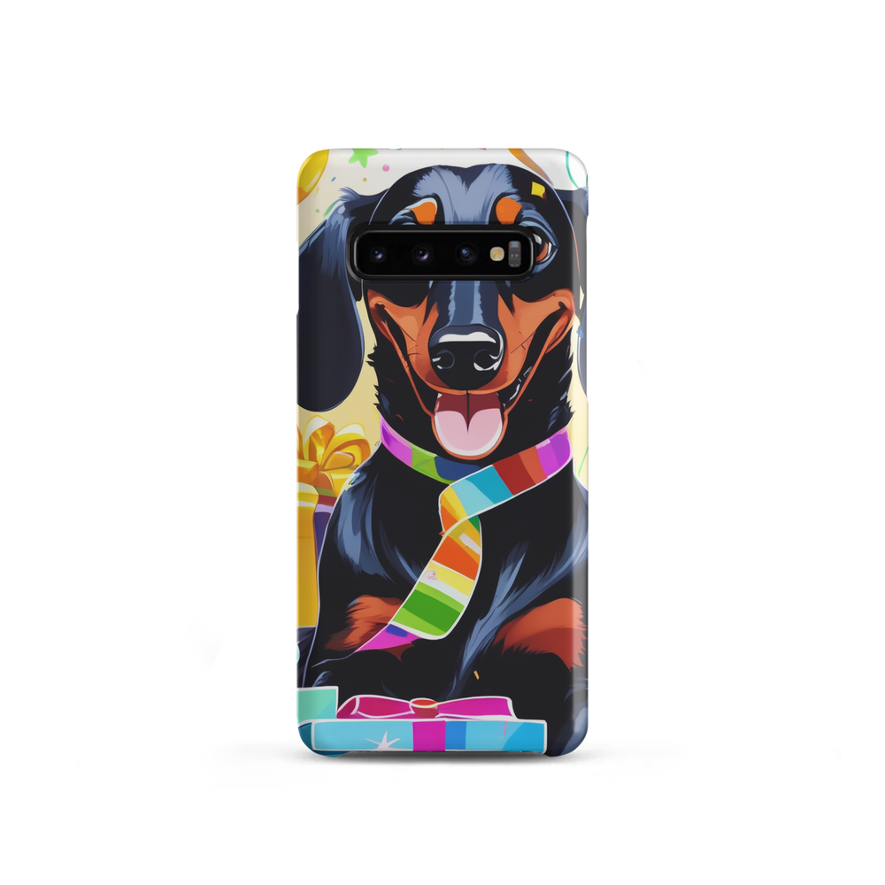 PugMug Custom Black Dachshund Samsung Case