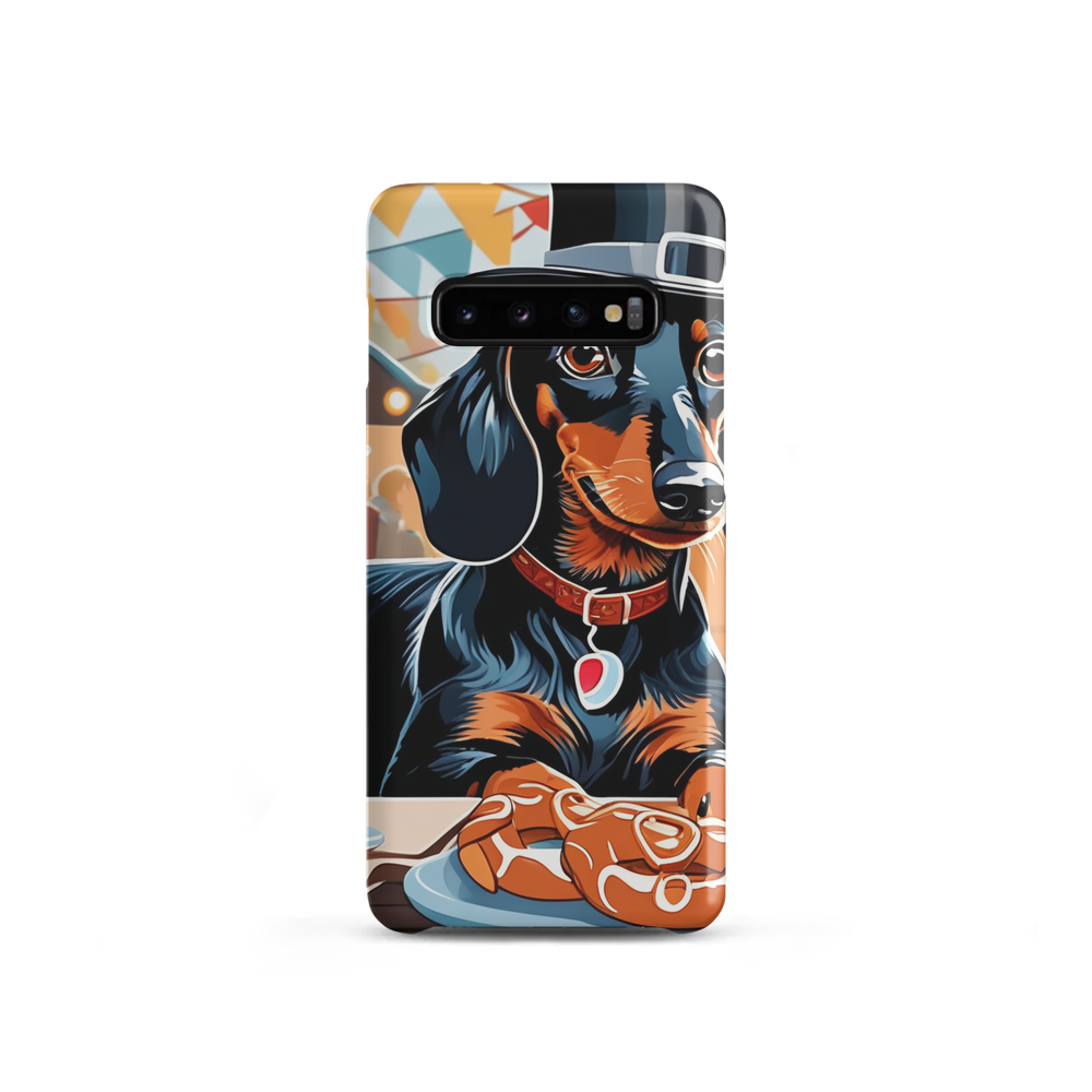 PugMug Custom Black Dachshund Samsung Case