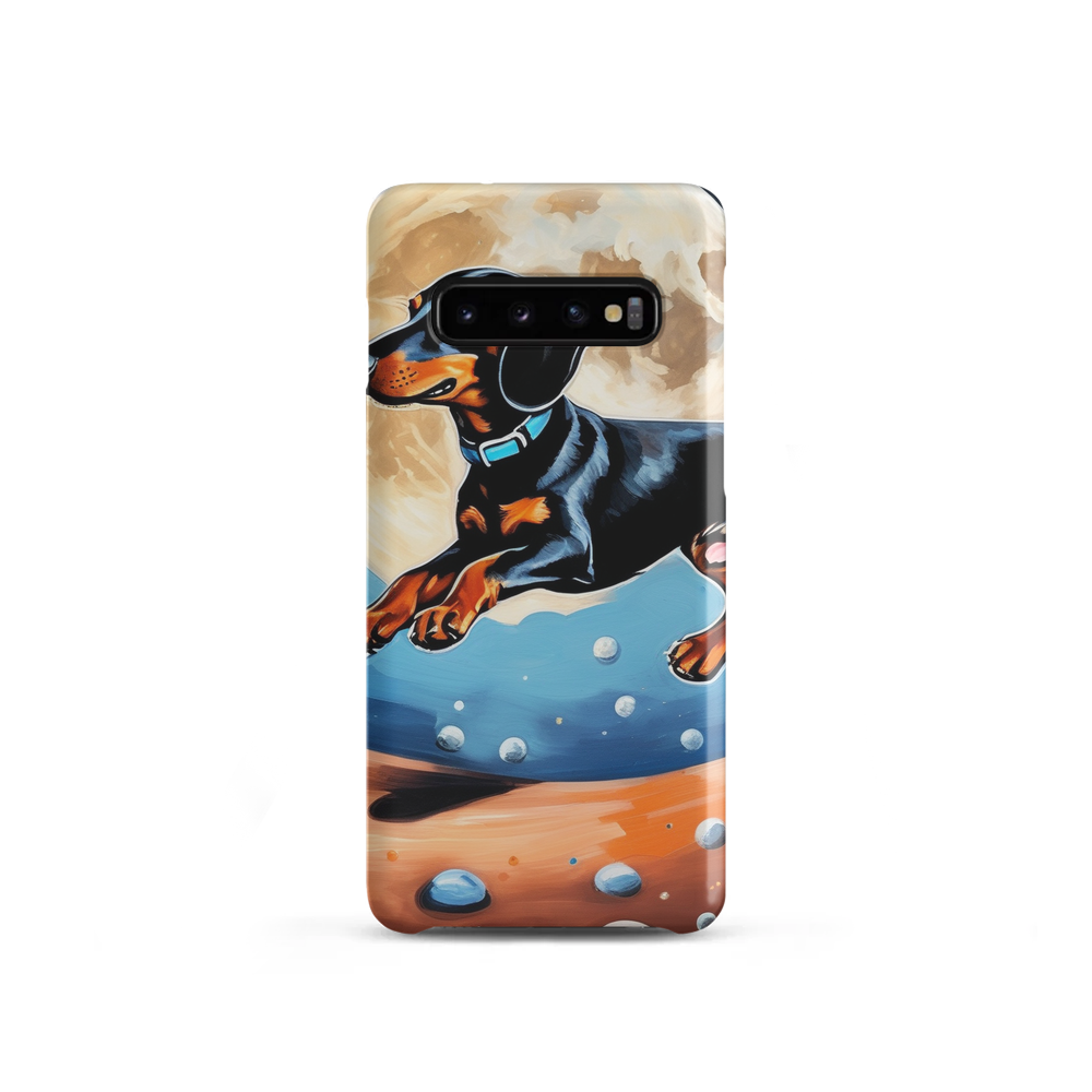 PugMug Custom Black Dachshund Samsung Case
