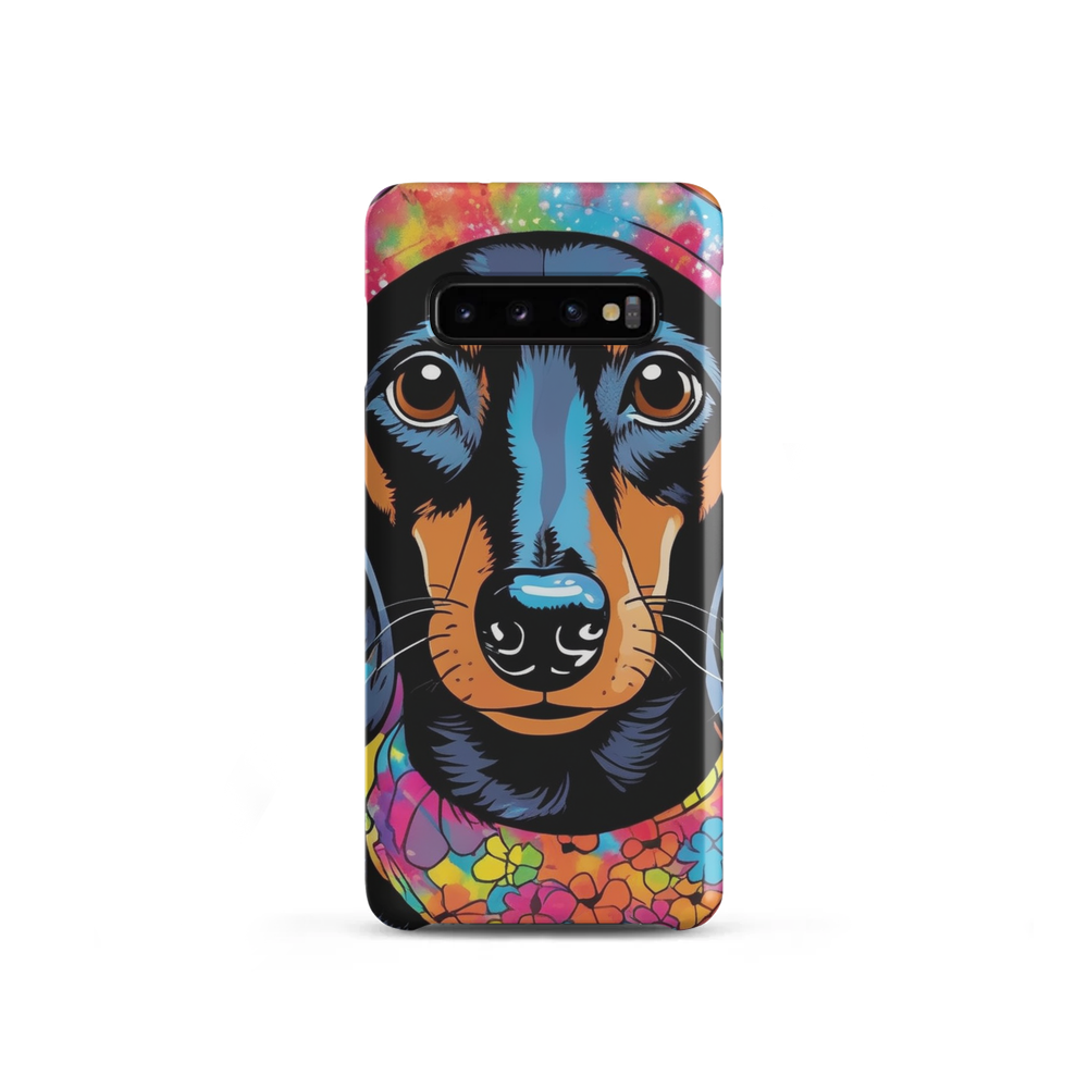 PugMug Custom Black Dachshund Samsung Case