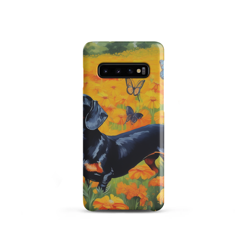 PugMug Custom Black Dachshund Samsung Case